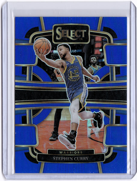 2023-24 Panini Select - Blue Prizm #56 Concourse - Stephen Curry