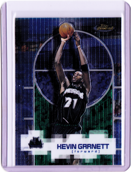 2000-01 Topps Finest #63 Kevin Garnett