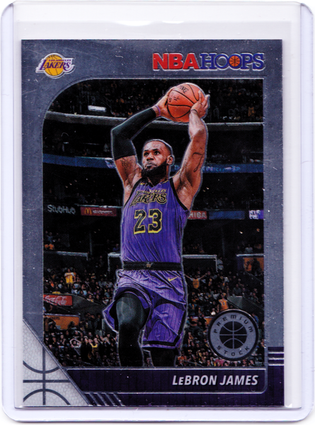 2019-20 Panini NBA Hoops Premium Stock #87 LeBron James