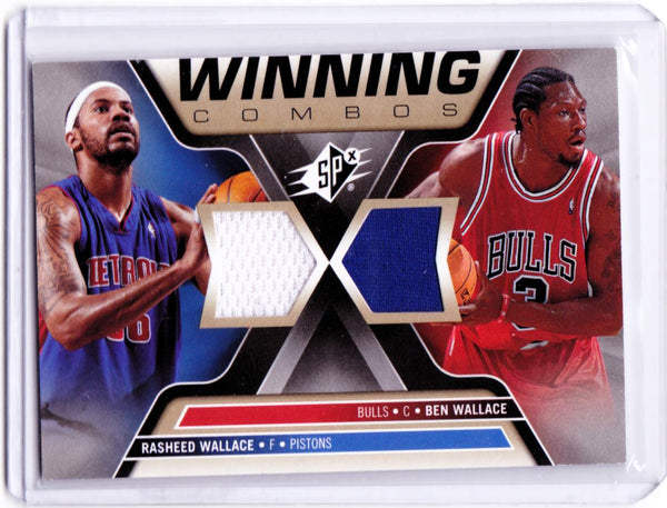 2006-07 SPx - Winning Combos #WC-WW Rasheed Wallace, Ben Wallace