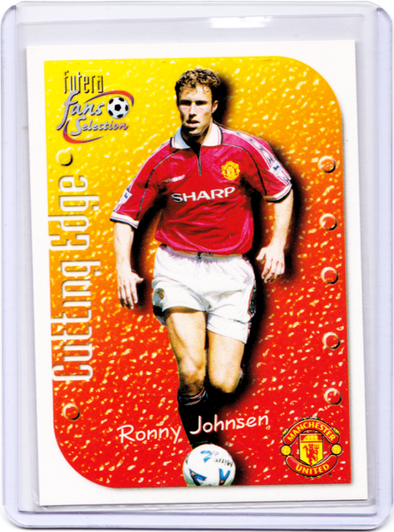 1999 Futera Fans Selection Manchester United - Cutting Edge #CE6 Ronny Johnsen