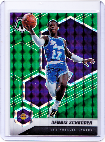 2020-21 Panini Mosaic - Mosaic Green Prizm #131 Dennis Schroder