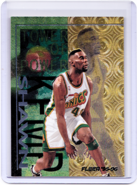 1995-96 Fleer - Tower of Power #1 Shawn Kemp