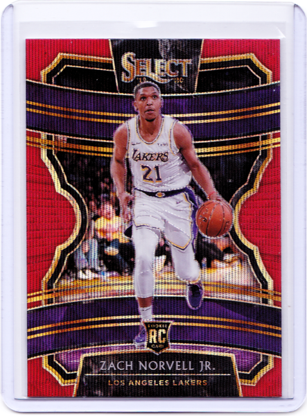 2019-20 Panini Select - Tmall Red Wave Prizm #9  Concourse - Zach Norvell Jr. RC