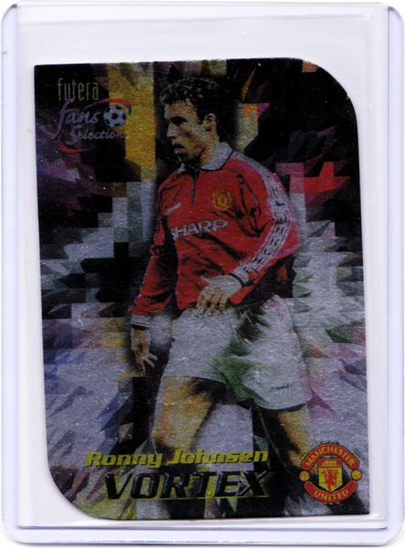 1999 Futera Fans Selection Manchester United - Vortex #V3 Ronny Johnsen