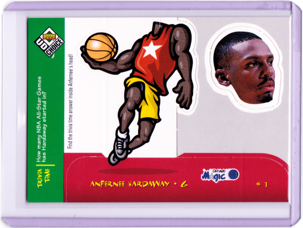 1998-99 Upper Deck UD Choice - Mini Bobbing Heads #19 Anfernee Hardaway