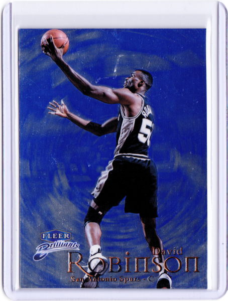 1998-99 Fleer Brilliants - Blue #82B David Robinson