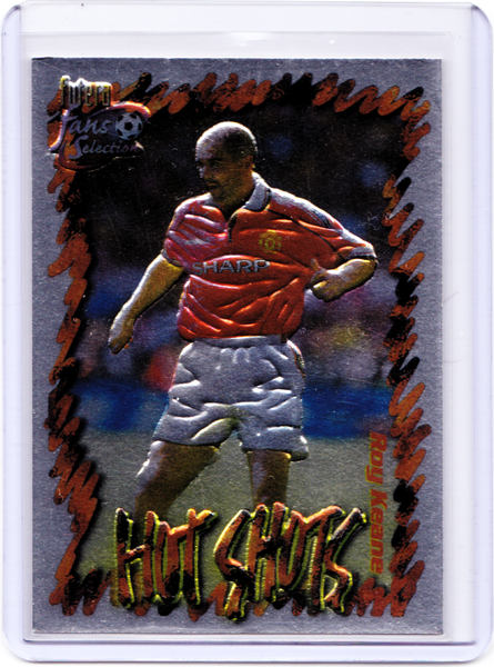 1999 Futera Fans Selection Manchester United - Foil Embossed #47 Hot Shots - Roy Keane