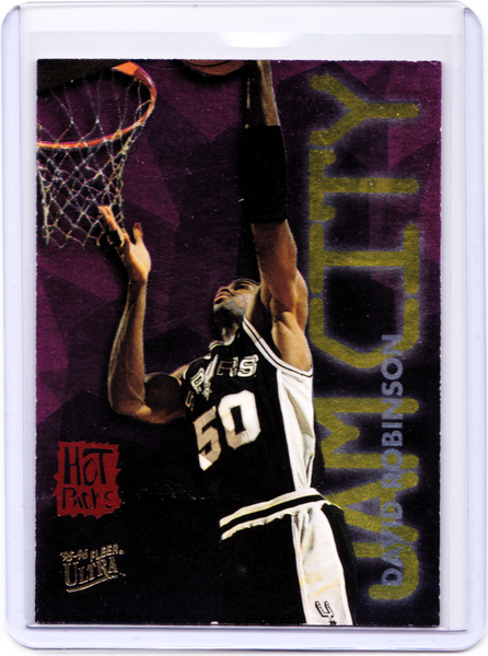 1995-96 Fleer Ultra - Jam City - Hot Packs #10 David Robinson