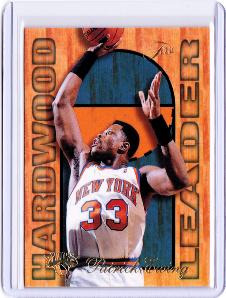 1995-96 Fleer - Flair Hardwood Leader #18 Patrick Ewing