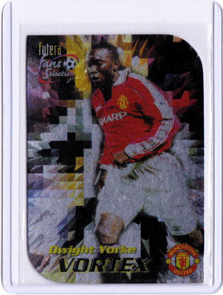 1999 Futera Fans Selection Manchester United - Vortex #V5 Dwight Yorke