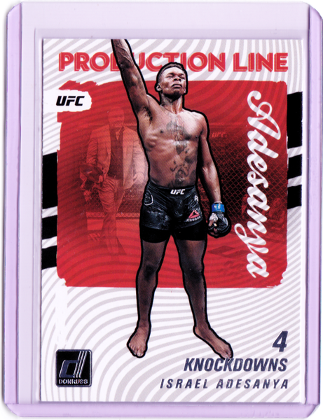 2022 Donruss UFC - Production Line #3 Israel Adesanya