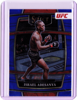 2022 Panini Select UFC - Retail Blue #25 Concourse - Israel Adesanya