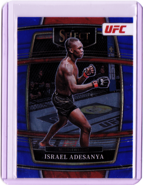 2022 Panini Select UFC - Retail Blue #25 Concourse - Israel Adesanya