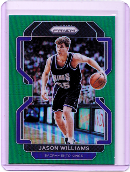 2021-22 Panini Prizm - Green Prizm #266 Jason Williams