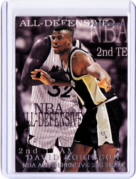 1994-95 Fleer - All-Defensive Team #8 David Robinson