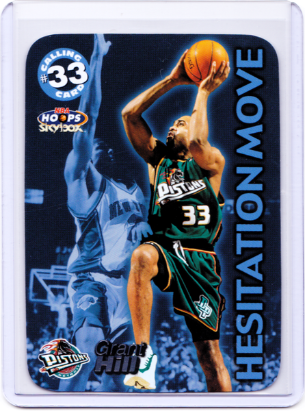 1999-00 Skybox NBA Hoops - Calling Card #4 CC Grant Hill