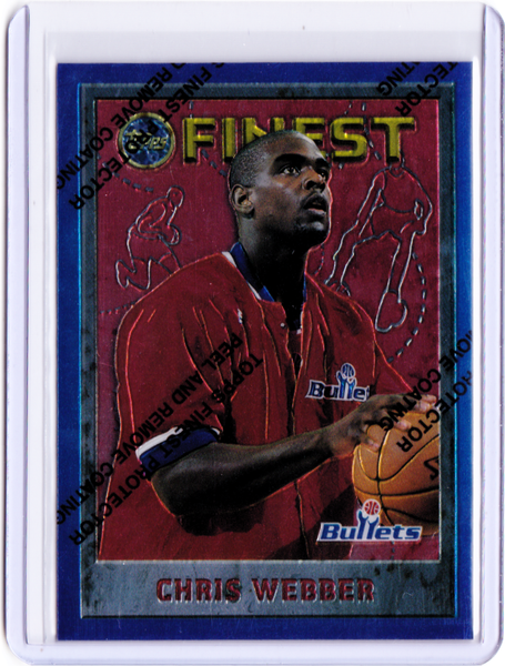 1995-96 Topps Finest #144 Chris Webber