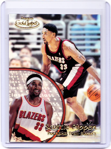 2000-01 Topps Gold Label - Class 1 #53 Scottie Pippen