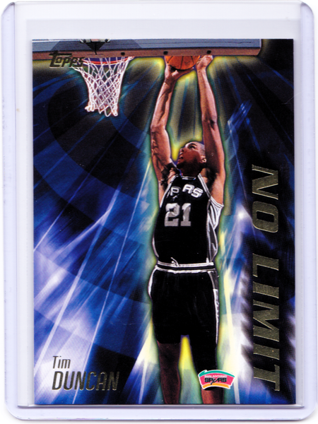 2000-01 Topps - No Limit #NL5 Tim Duncan