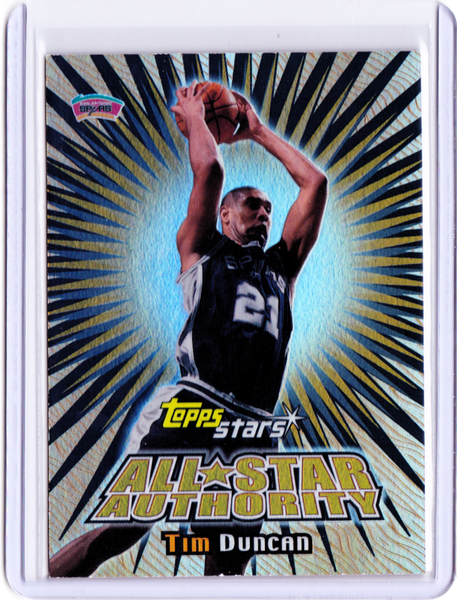 2000-01 Topps Stars - All-Star Authority #ASA11 Tim Duncan