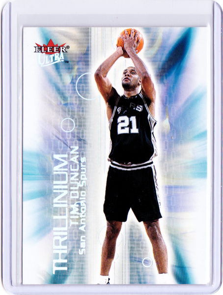 2000-01 Fleer Ultra - Thrillinium #3 T Tim Duncan