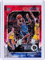 2019-20 Panini NBA Hoops Premium Stock - Red Cracked Ice Prizm #67 Chris Paul