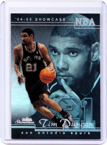 2004-05 Fleer Showcase #21 Tim Duncan