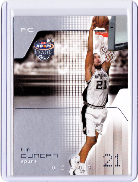 2002-03 NBA Hoops Stars #141 Tim Duncan