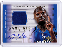 2001-02 Upper Deck MVP - Game Night Gear Autographs #DA-A Darrell Armstrong /100