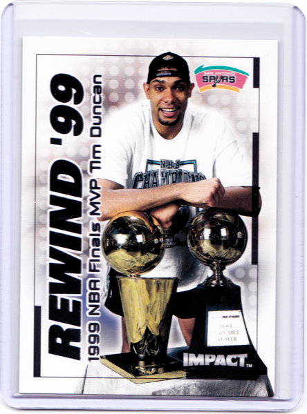 1999-00 Skybox Impact - Rewind '99 #1 RN Tim Duncan