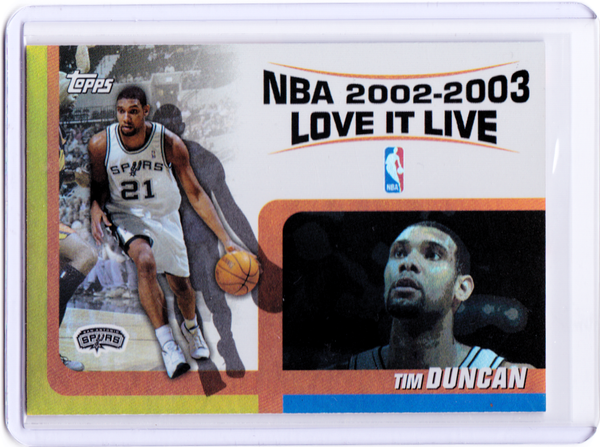 2003-04 Topps - Love it Live #LL-TD Tim Duncan