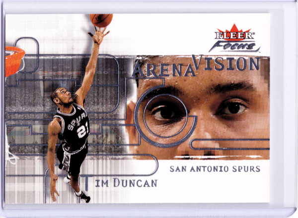 2000-01 Fleer Focus - Arena Vision #3 AV Tim Duncan