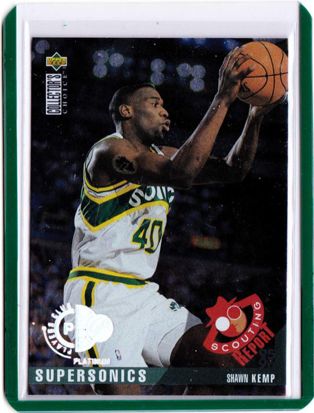 1995-96 Upper Deck Collector's Choice Platinum Player's Club #345 Shawn Kemp