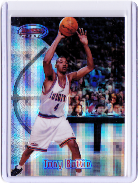 1997-98 Topps Stadium Club - Bowman's Best Previews - Atomic Refractor #BBP14  Tony Battie