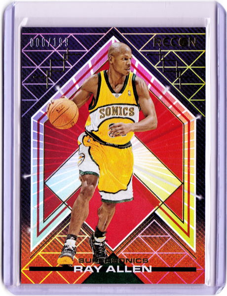 2021-22 Panini Recon - Red #199 - Ray Allen /199