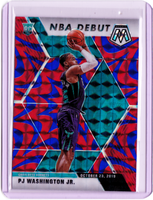 2019-20 Panini Mosaic - Red Prizm #278  NBA Debut - PJ Washington Jr. RC
