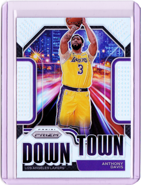 2020-21 Panini Prizm - Downtown Bound - Silver Prizm #15 Anthony Davis