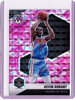 2020-21 Panini Mosaic - Mosaic Camo Pink Prizm #7 Kevin Durant