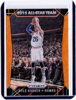 2015-16 Panini Prizm -  Orange Wave Prizm #360 All-Star Team - Kyle Korver