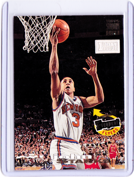 1993-94 Topps Stadium Club - 1st Day Issue #350 Frequent Flyers - John Starks