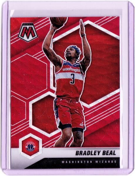 2020-21 Donruss Optic Bradley Beal Hyper Pink Prizm #87 Washington Wizards