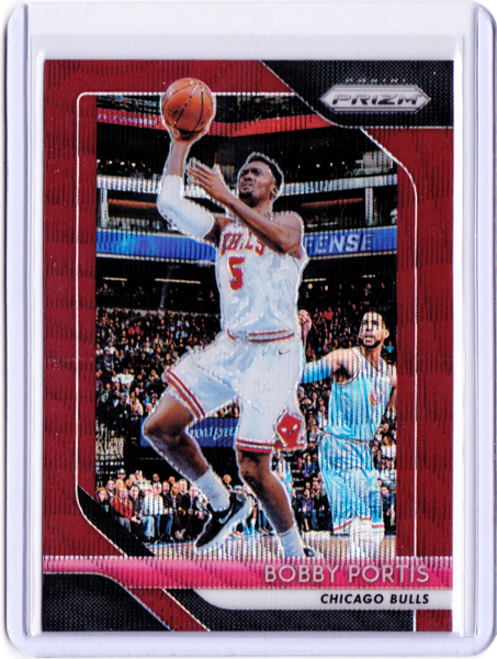 2018-19 Panini Prizm - Ruby Wave Prizm #140 Bobby Portis