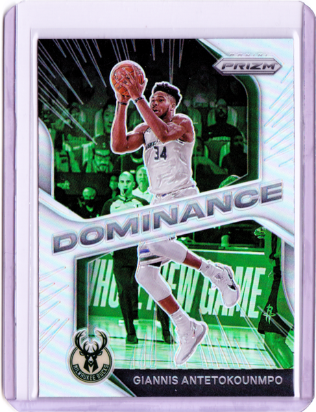 2020-21 Panini Prizm - Dominance - Silver Prizm #7 Giannis Antetokounmpo