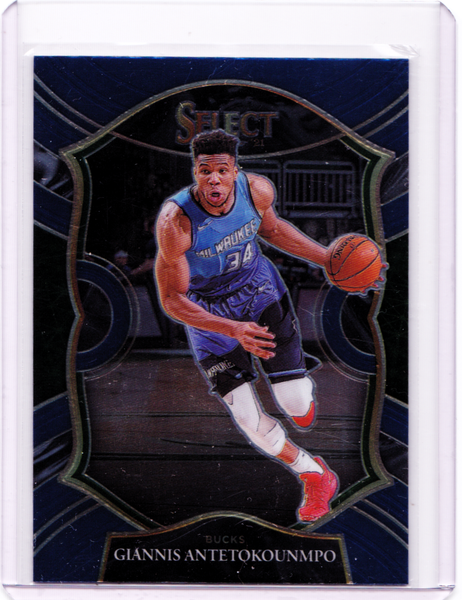 2020-21 Panini Select - Retail Blue #54 Concourse - Giannis Antetokounmpo