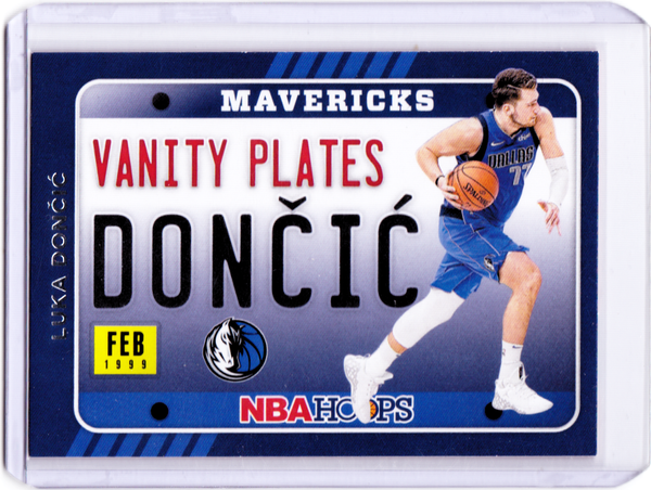 2020-21 Panini NBA Hoops - Vanity Plates #10 Luka Doncic