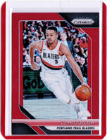 2018-19 Panini Prizm - Red Prizm #91 CJ McCollum /299