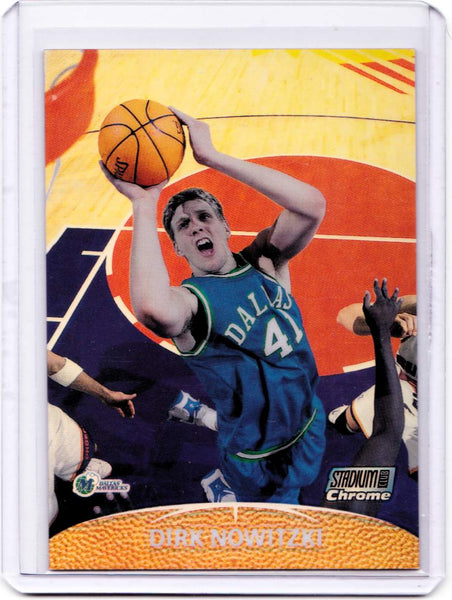 1999-00 Topps Stadium Club Chrome - Refractor #75 Dirk Nowitzki