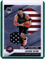 2020-21 Panini Mosaic - #254 National Pride - Jayson Tatum