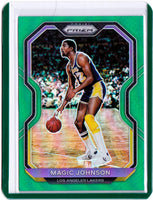 2020-21 Panini Prizm - Green Prizm #219 Magic Johnson